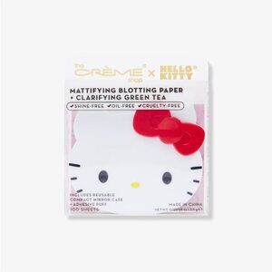 The Creme Shop HELLO KITTY Mattifying Blotting Paper + Reusable Mirror Compact